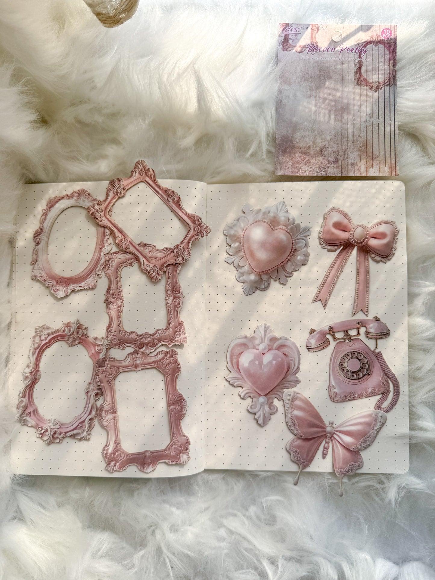 Yzof403 Frame Stone Model Chipboard Material | 10 Pcs