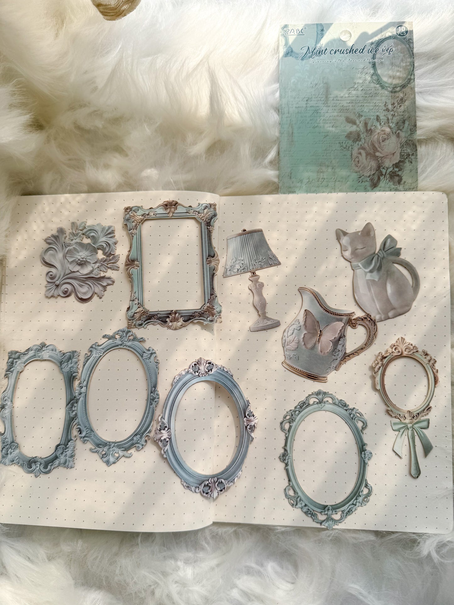 Yzof401 Frame Stone Model Chipboard Material | 10 Pcs