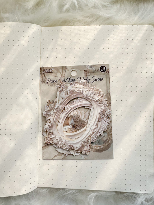 Yzof402 Frame Stone Model Chipboard Material | 10 Pcs