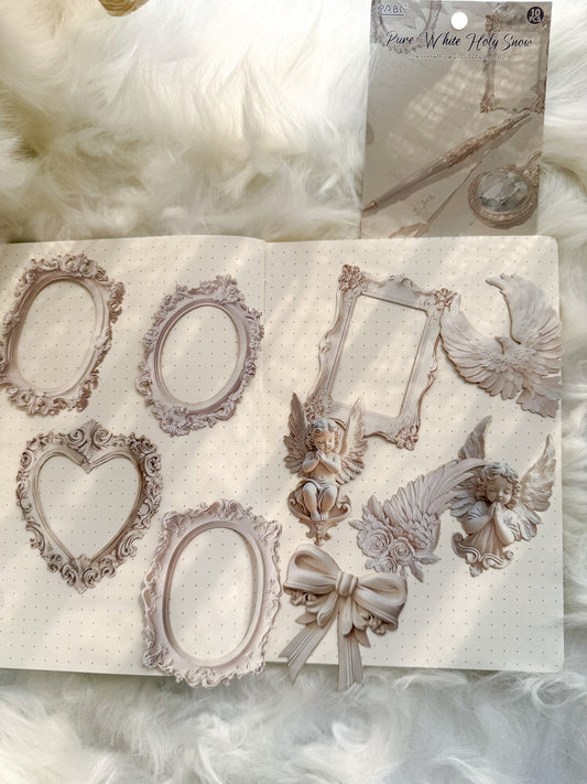 Yzof402 Frame Stone Model Chipboard Material | 10 Pcs