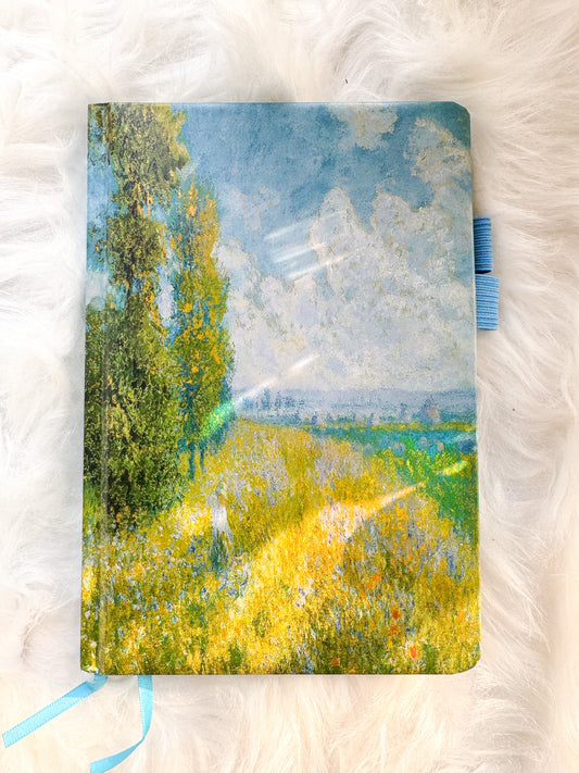 72001 Vintage Notebook VanGogh Fluffy Cover | Ruled NotebookA5