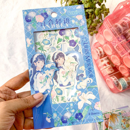 KQ248-4 - Kawaii Decorative Sticker 4 sheets in 1 pack