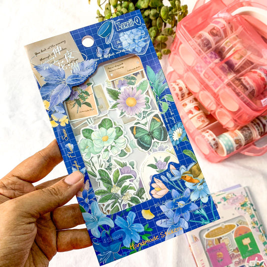 KQ248-8 - Kawaii Decorative Sticker 4 sheets in 1 pack