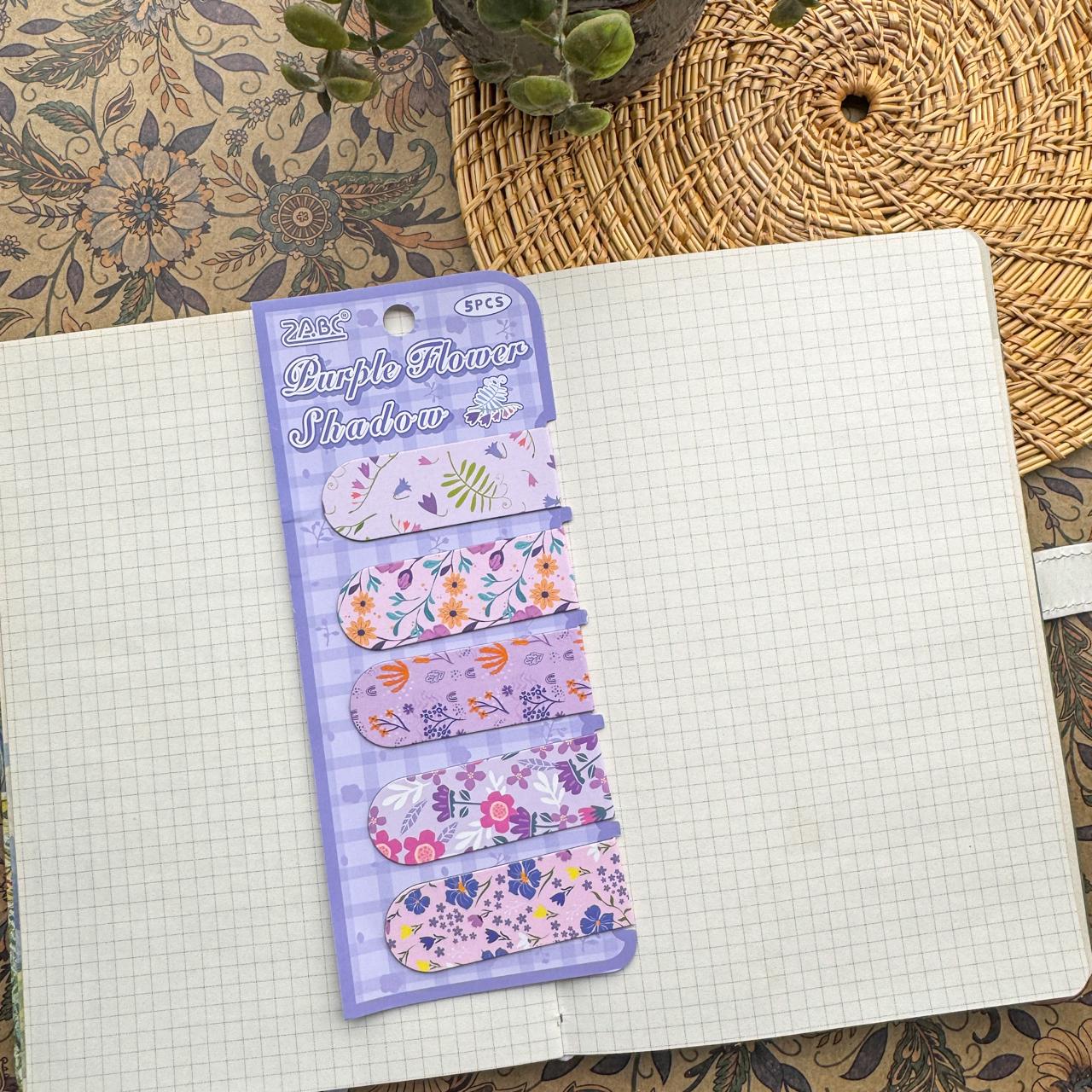 NCSH603 - magnetic bookmark thick color floral series small gift magnetic bookmark creative senior sense