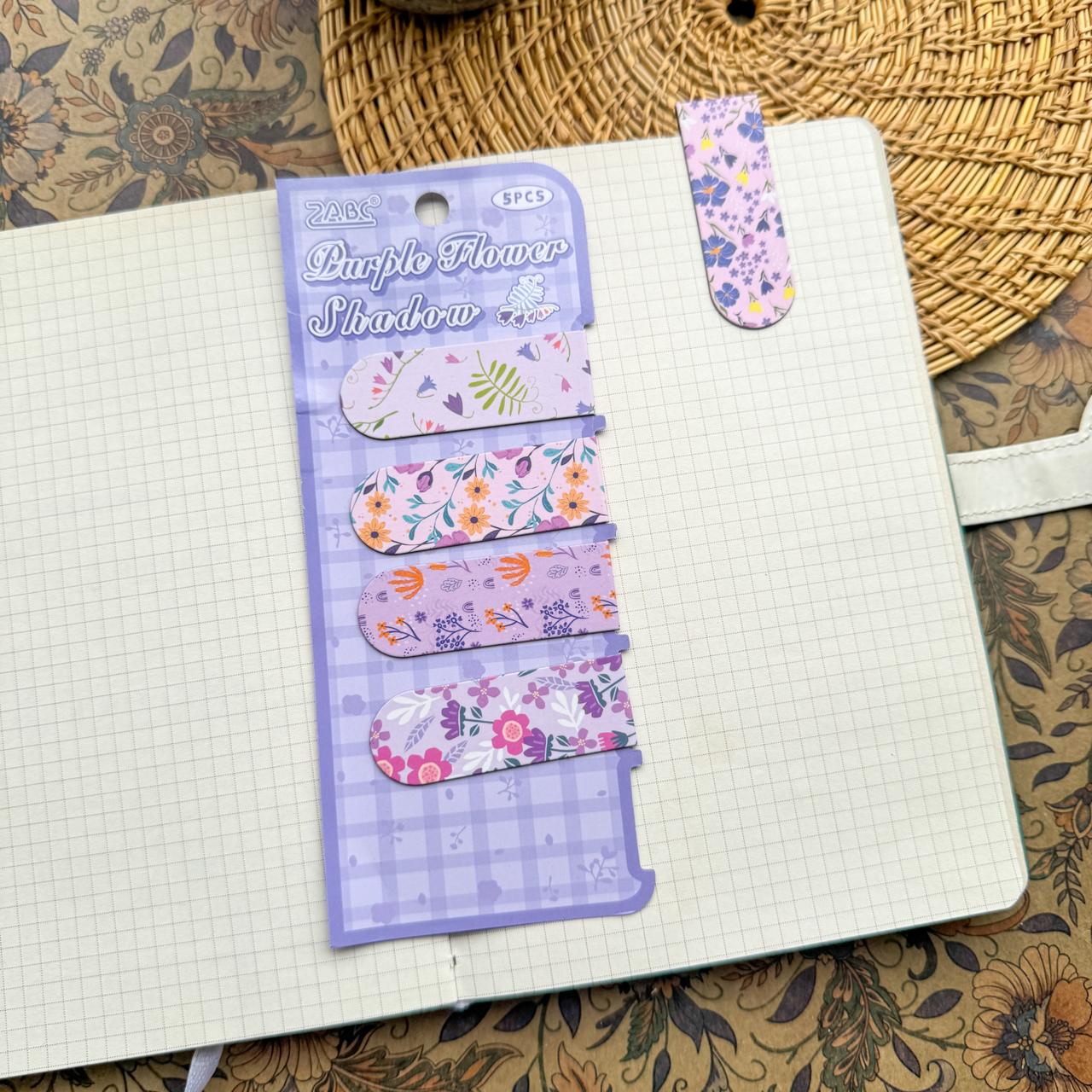 NCSH603 - magnetic bookmark thick color floral series small gift magnetic bookmark creative senior sense