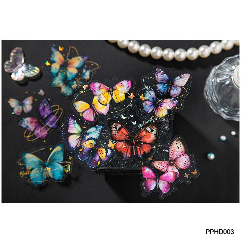 Pphd003 Graceful Butterfly Sticker 20Pc