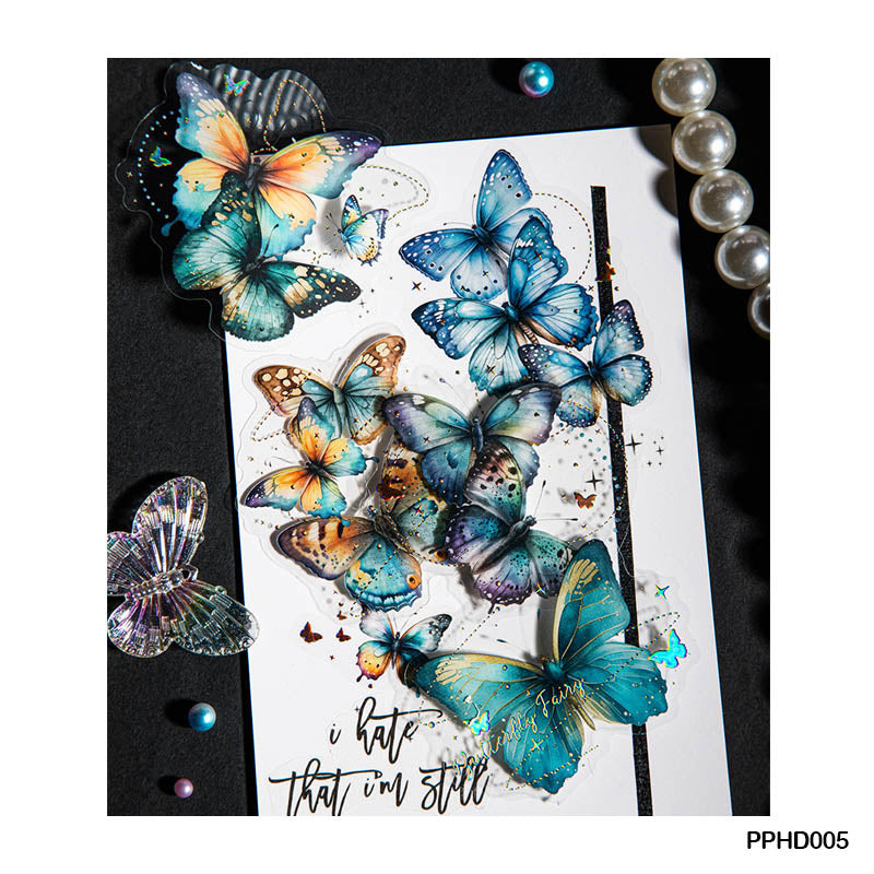 Pphd005 Graceful Butterfly Sticker 20Pc