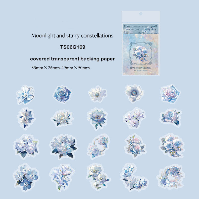 TS06G169 Flower Fantasy Atlas Series Sticker 40Pc