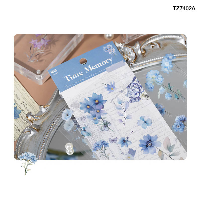 Tz7402A Time Memory Flower Sticker Pack 2 Sheets