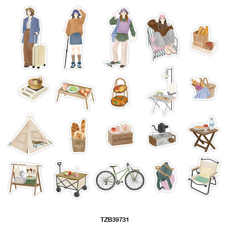 Tzb39731 Infeel Pet Sticker Pack 20Pc | Girl Stickers