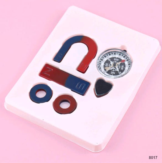 8017 MAGNET GAME WITH COMPASS 6PCS