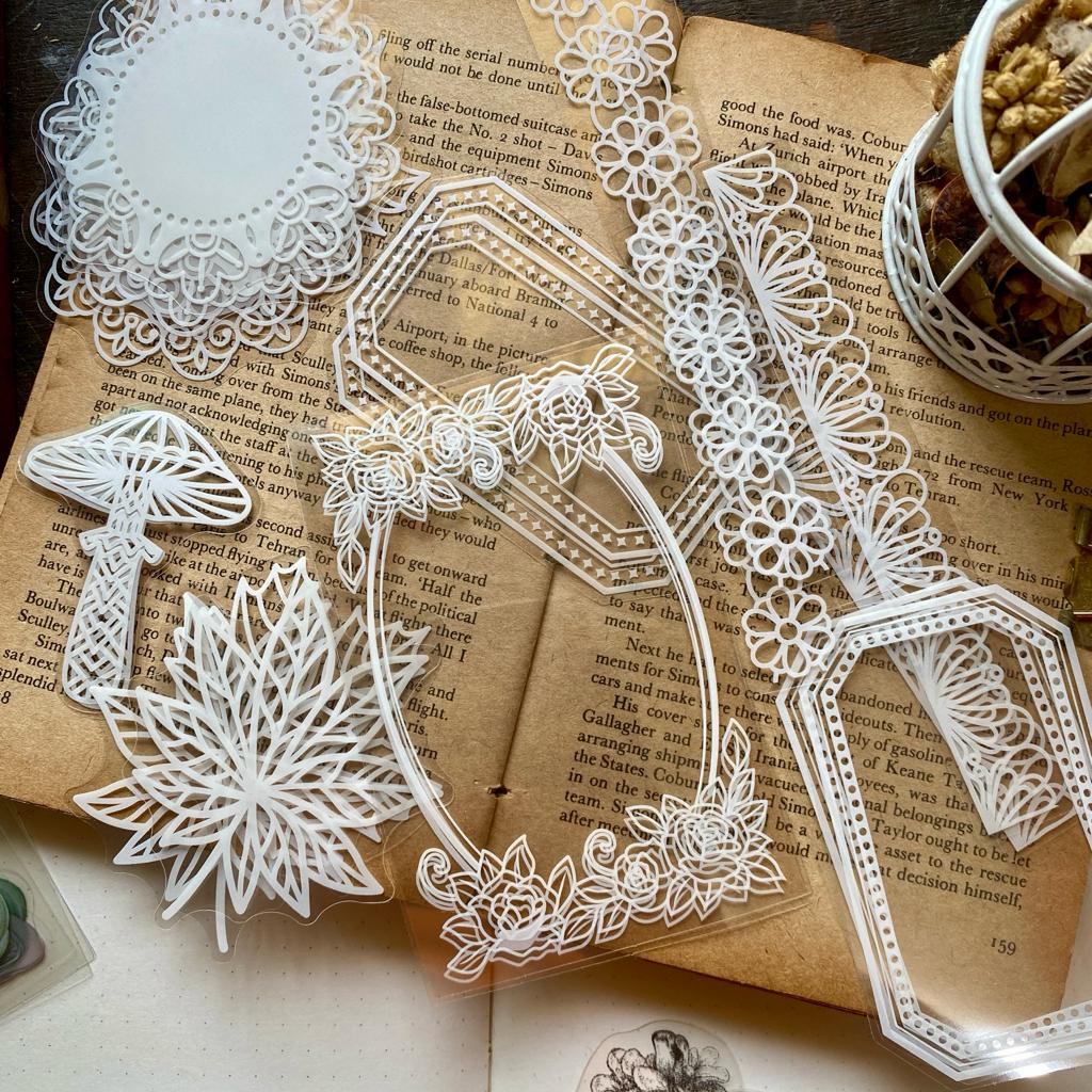 SCB6330 Retro Paper Cutout And Sticker 260PC