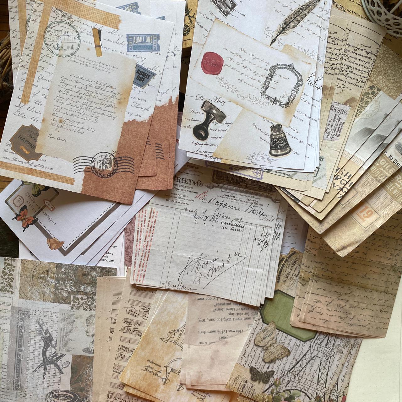 SCB6331 Retro Paper Cutout And Sticker 260PC