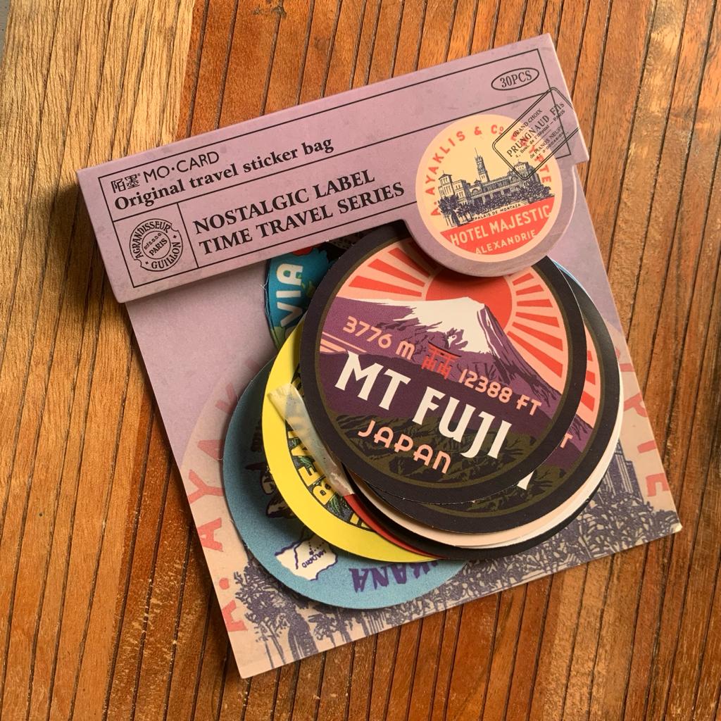 Mmk06F380 Momo Card Original Travel Stickers 30Pc
