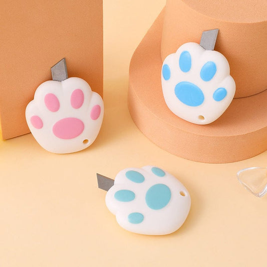 OL20-8484|Mini Utility Cat Paw Cutter|Cute Pen Knife
