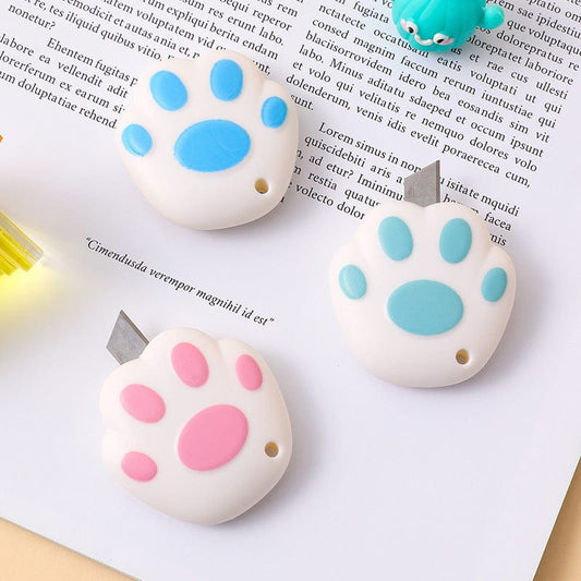 OL20-8484|Mini Utility Cat Paw Cutter|Cute Pen Knife