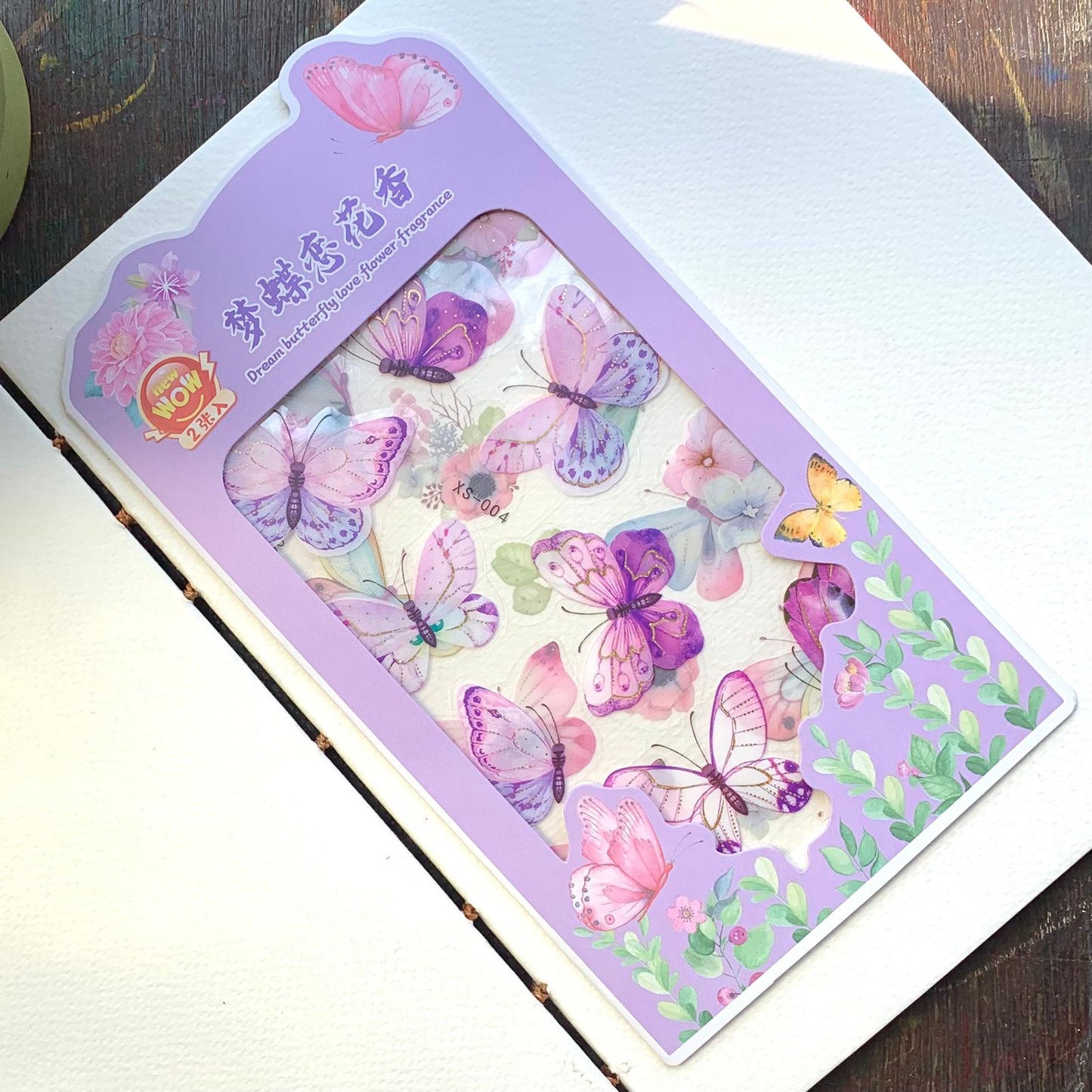 XS-004 DREAM BUTTERFLY STICKER 2 Sticker Sheets