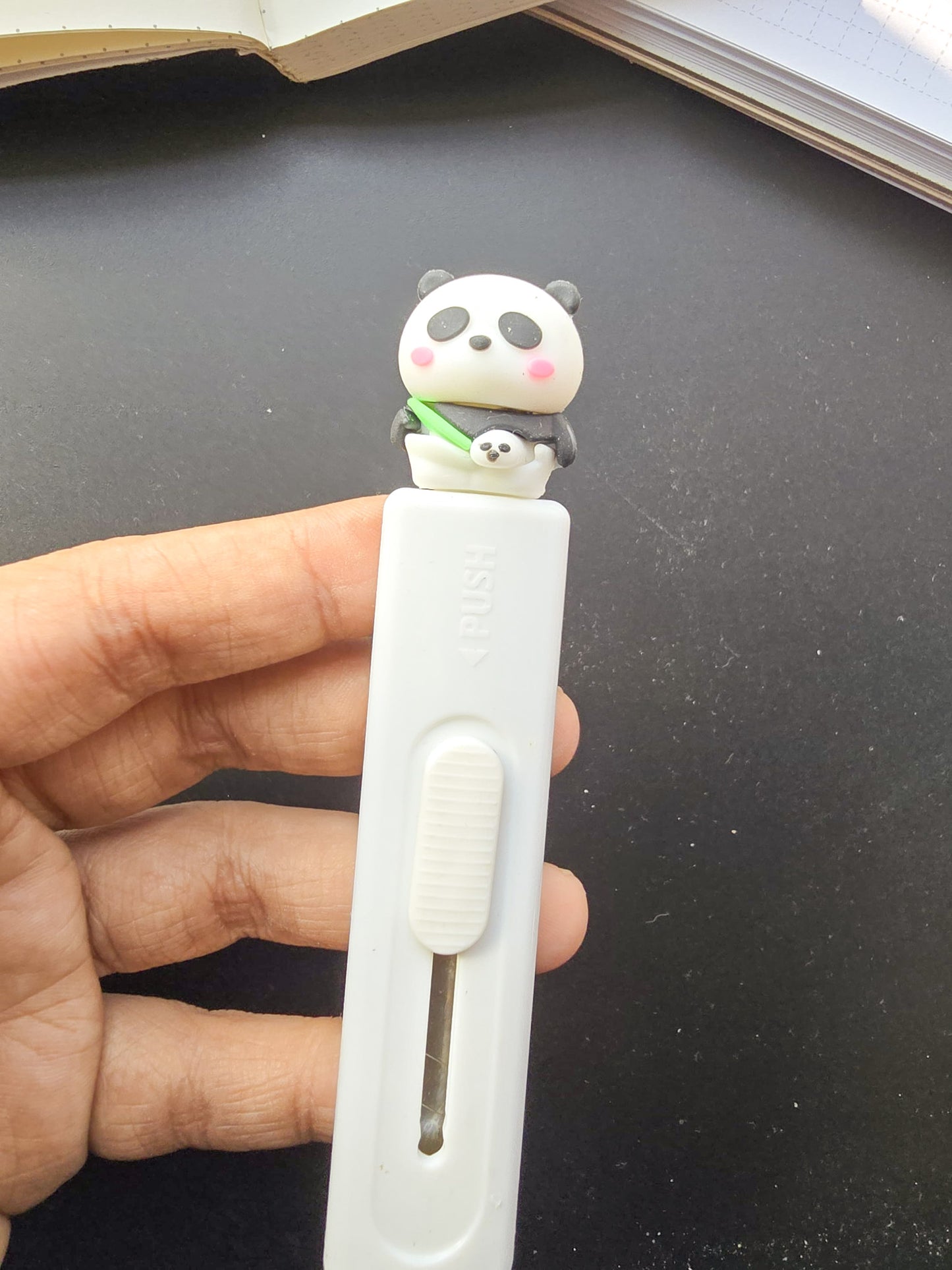 D003 Cute Panda Paper Cutter Knife