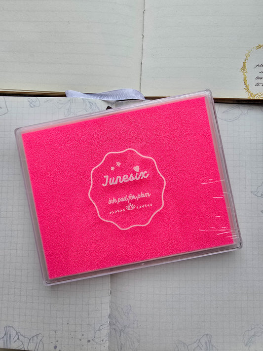 Big Ink Pad Pink| Ink Stamp Pad|12.5x10cm