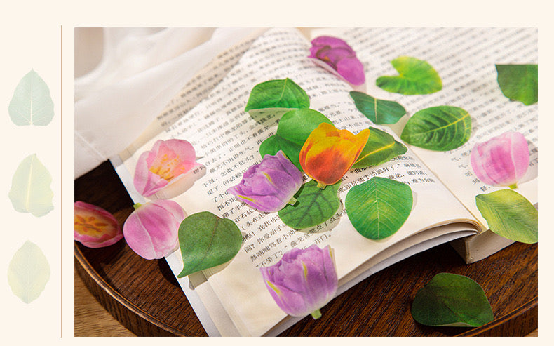 Lfhy003 Leaf Paper roll Sticker | 38*38mm
