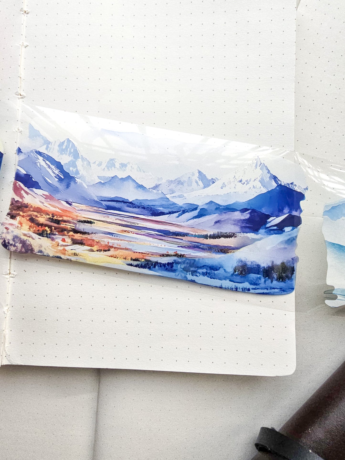 Lyly202-2 Sunset Greek Scenery Precut Sticker Roll