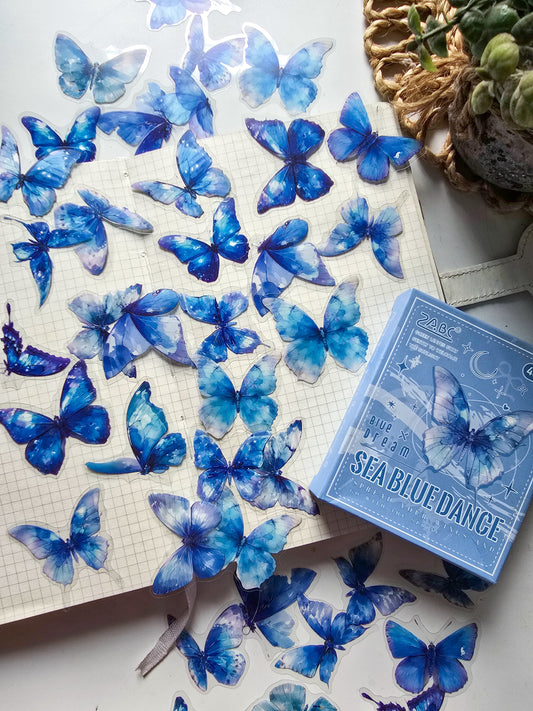 MXDY603 - pet stickers Moxiang butterfly shadow series creative stickers retro butterfly handbook material stickers