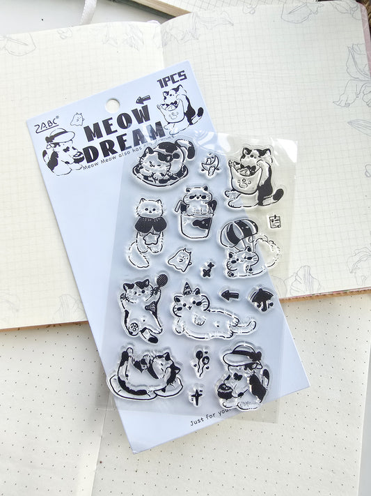 Ymhh402 Clear Stamp Cat Planner  | 95*150mm