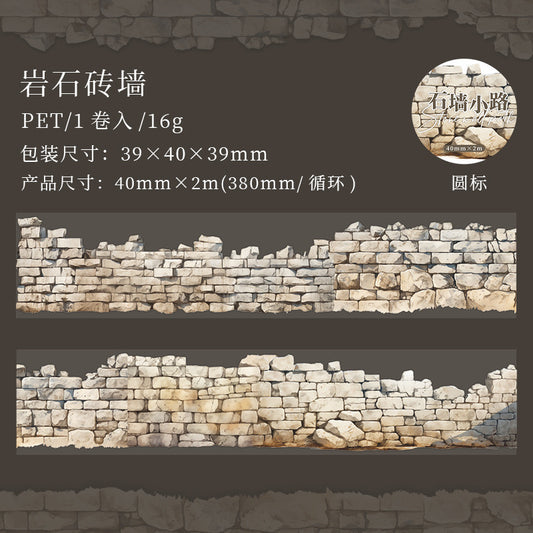 Sqxl005  | Wall Transparent Sticker Roll | Wall Series  | 40mm*2 m