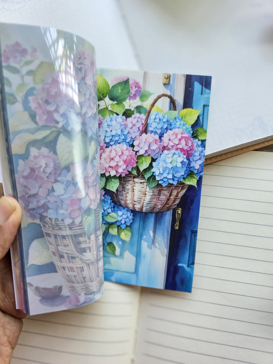 Wyhz 403 PET Sticker Book Floral | Berry | 20 Pages 14x10cm