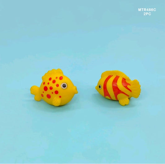 2 Pcs Fish Miniature Model MTR486 C