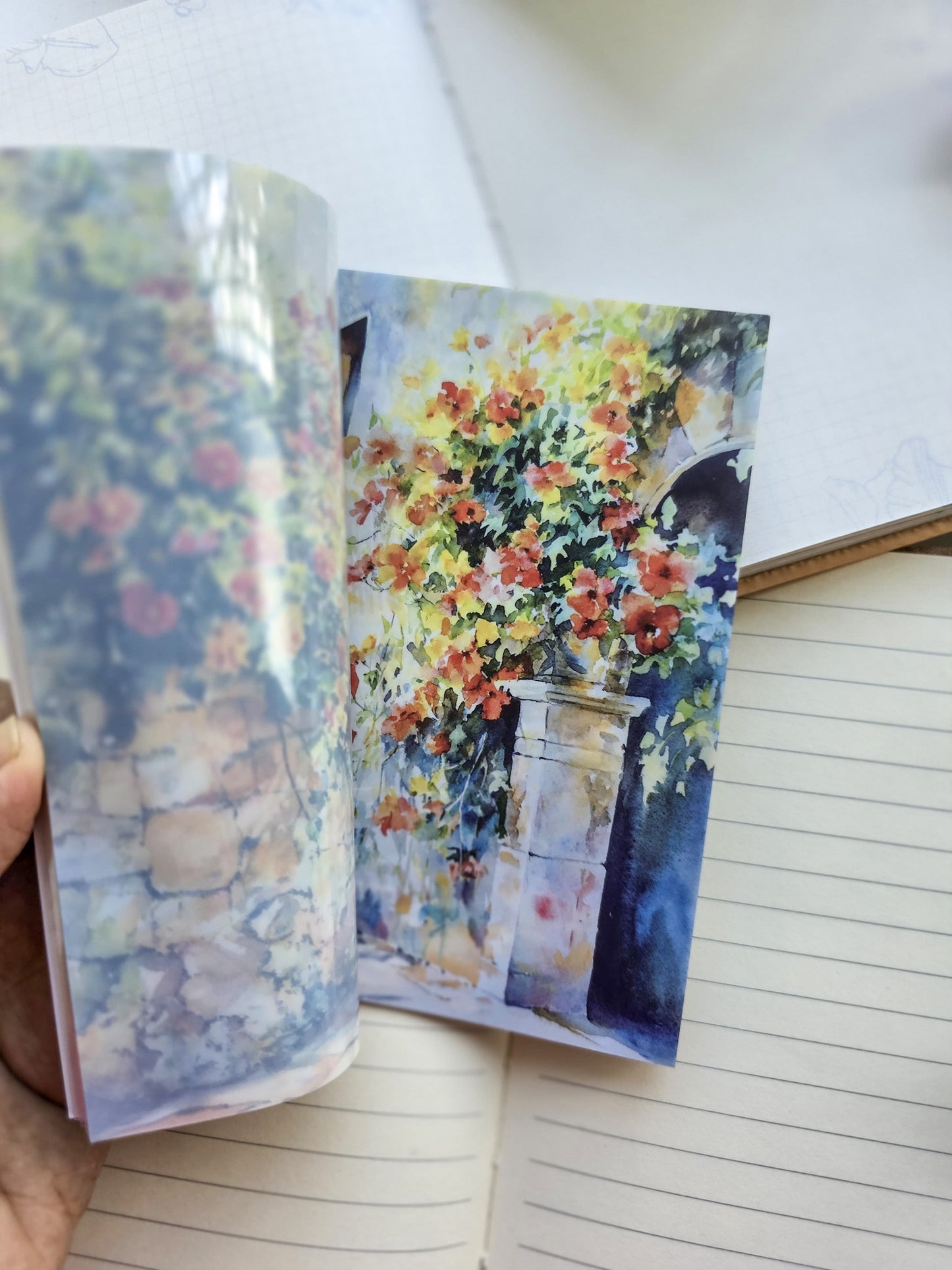 Wyhz 403|G6| PET Sticker Book Floral | Berry | 20 Pages 14x10cm