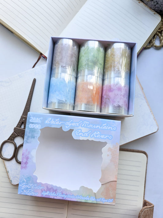 Dcly202 PET Colour Sticker Roll Box | 6 Sticker Rolls 50mm*2m