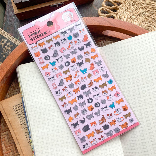 YTYC013 Decorative Cat Pet Sticker | 1 sheet | Animal Stickers