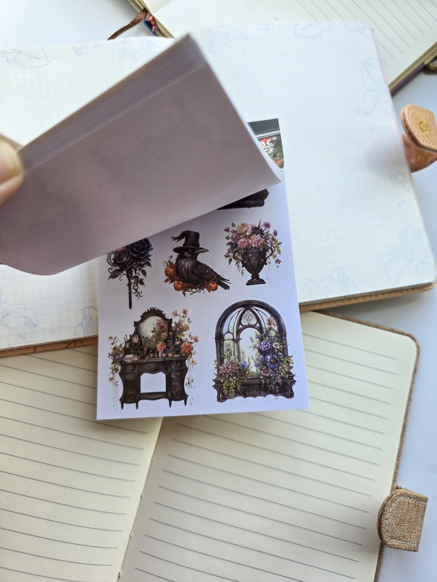 Smjsg401 Paper Sticker Book | Fallen Doll | 20 Pages 100*145mm PreCut Sticker