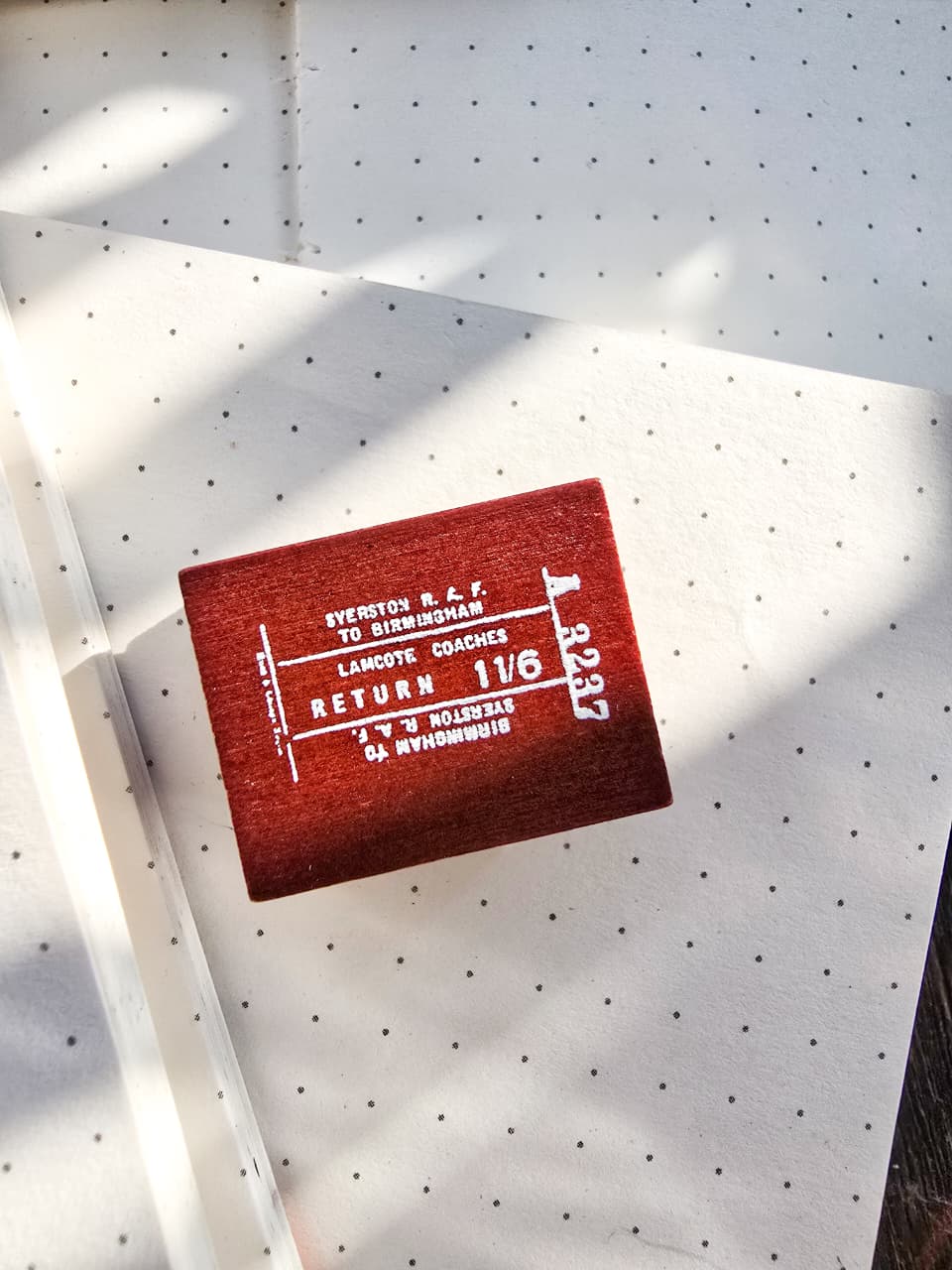 YYZY403-6 Wooden Stamp Written