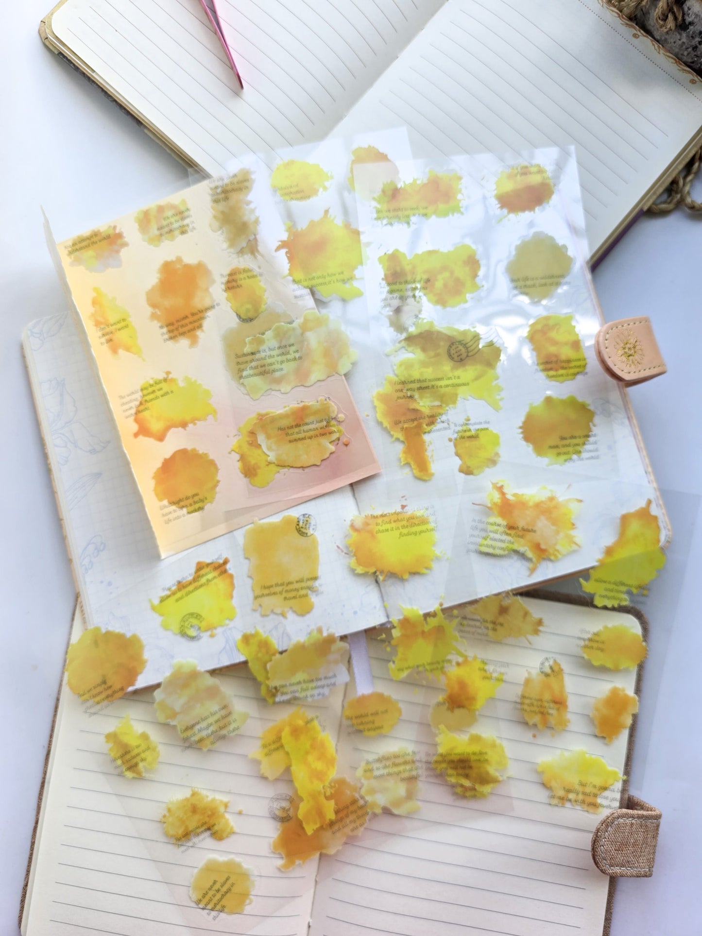 Cxlg603 PET Sticker Sheets | Colourful Years | 6 Sheets 150*100 mm