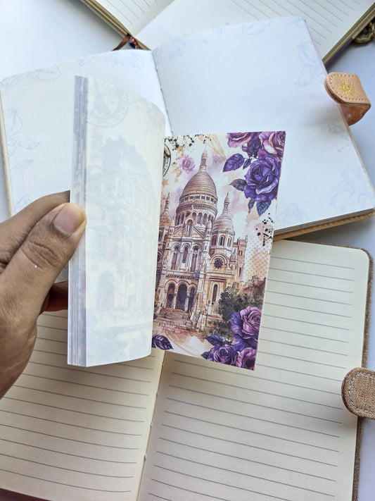 Gjdc601 Journal Paper Book | Purple Dreamland | 30 Pages 100*140mm