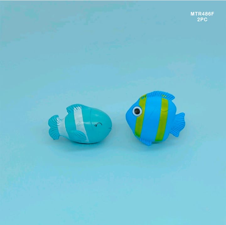 2 Pcs Fish Miniature Model MTR486 F