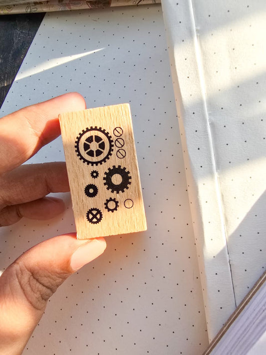 MGYJ602-7 Wooden Stamp Gear