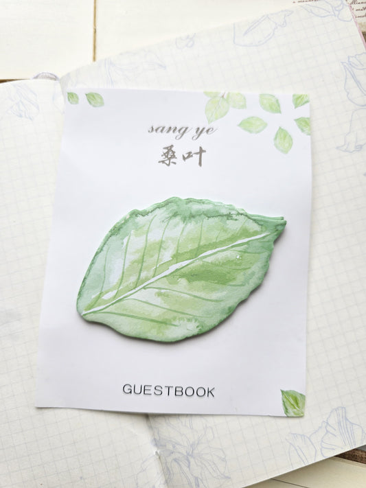 Zs18450 Leaf Sticky Notes | 30 pcs 72*72mm