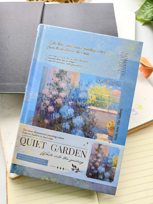 Vintage Style Diary | Quiet Garden 12.8*18.6 cm 128 pages