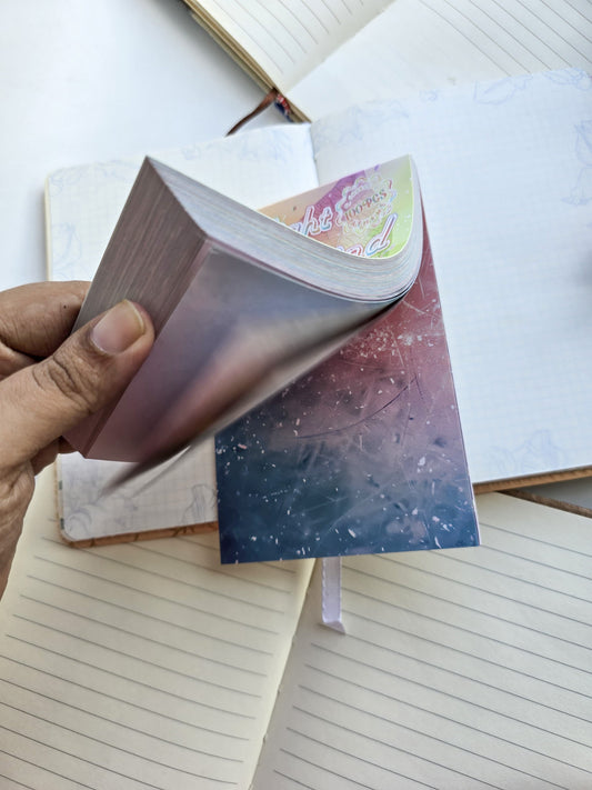 XYhy604 Journal Paper Book | Soft Light Like Wind  | 100 Pages 95*135 mm