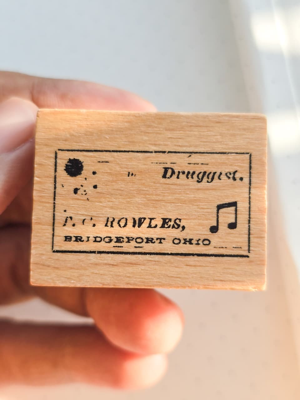 MGYJ601-8 Wooden Stamp Letter