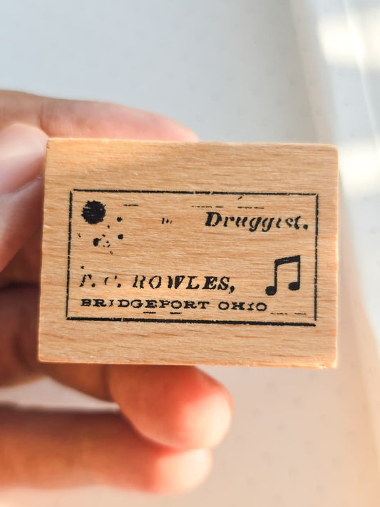 MGYJ601-8 Wooden Stamp Letter