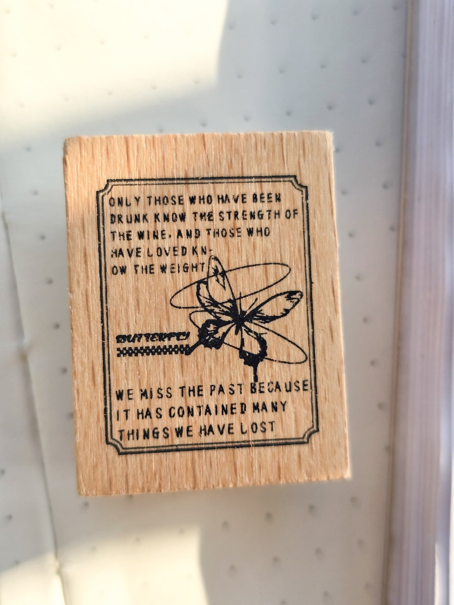 MGYJ605-4 Wooden Stamp Flower Letter