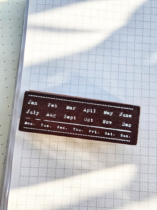 YYMY101-10 Wooden Stamp Space And Time