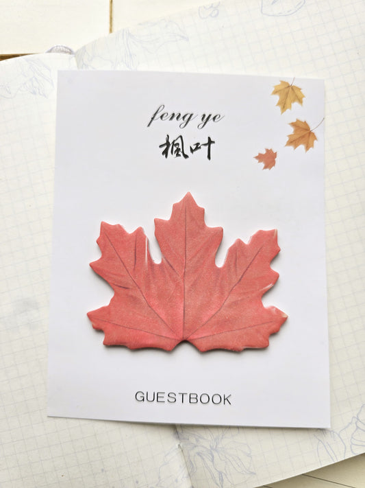 Zs18450 Leaf Sticky Notes | 30 pcs 72*72mm