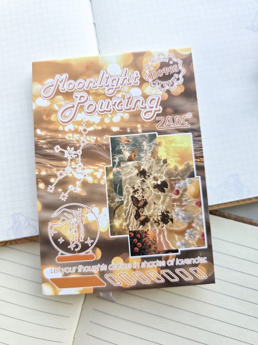 XYhy605 Journal Paper Book | Moonlight Pouring | 100 Pages 95*135 mm