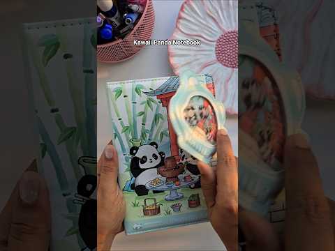 Jgpb6325 Panda Notebook | Kawaii Magnetic Soft Fluffy Cover Diary Notebook Panda | 12.8*18.6 cm Random Design