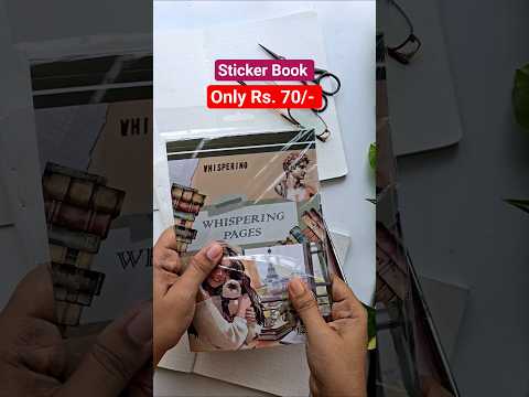 WX-TP #3 Alice's Journey Paper Sticker Book |Blue Series| Pre-cut Journal Sticker Book